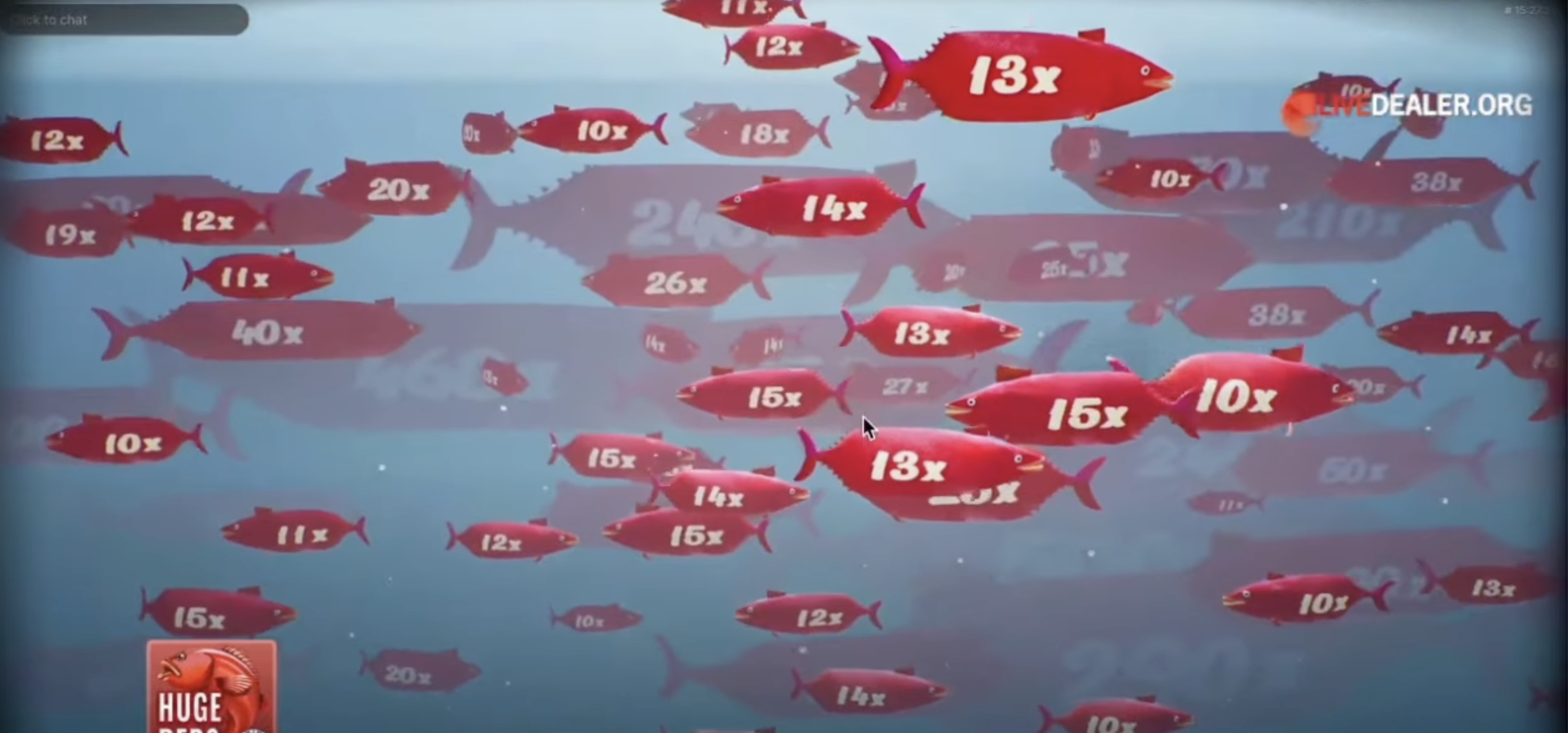 Ice Fishing Casino — betting interface and live host